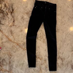 7 For All Mankind Dark Wash Skinny Jeans Size 26